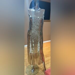 Nanette Lepore Shimmering Gold Dress